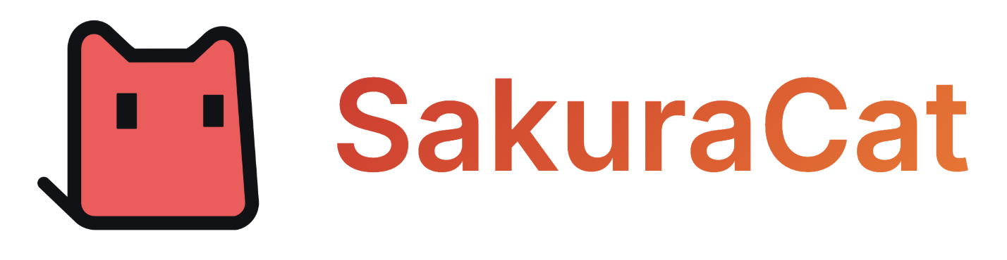 本次测评对象 SakuraCat 的品牌标志